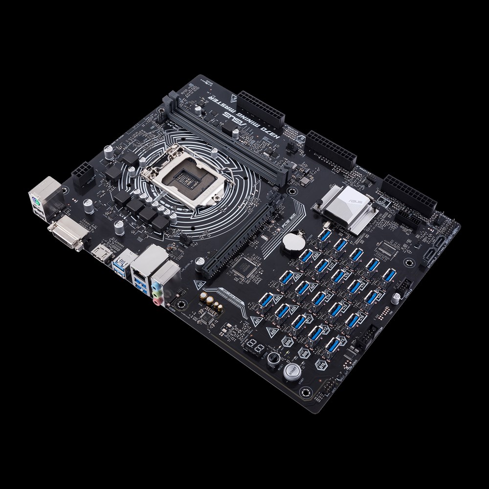 asus crypto mining motherboard h370